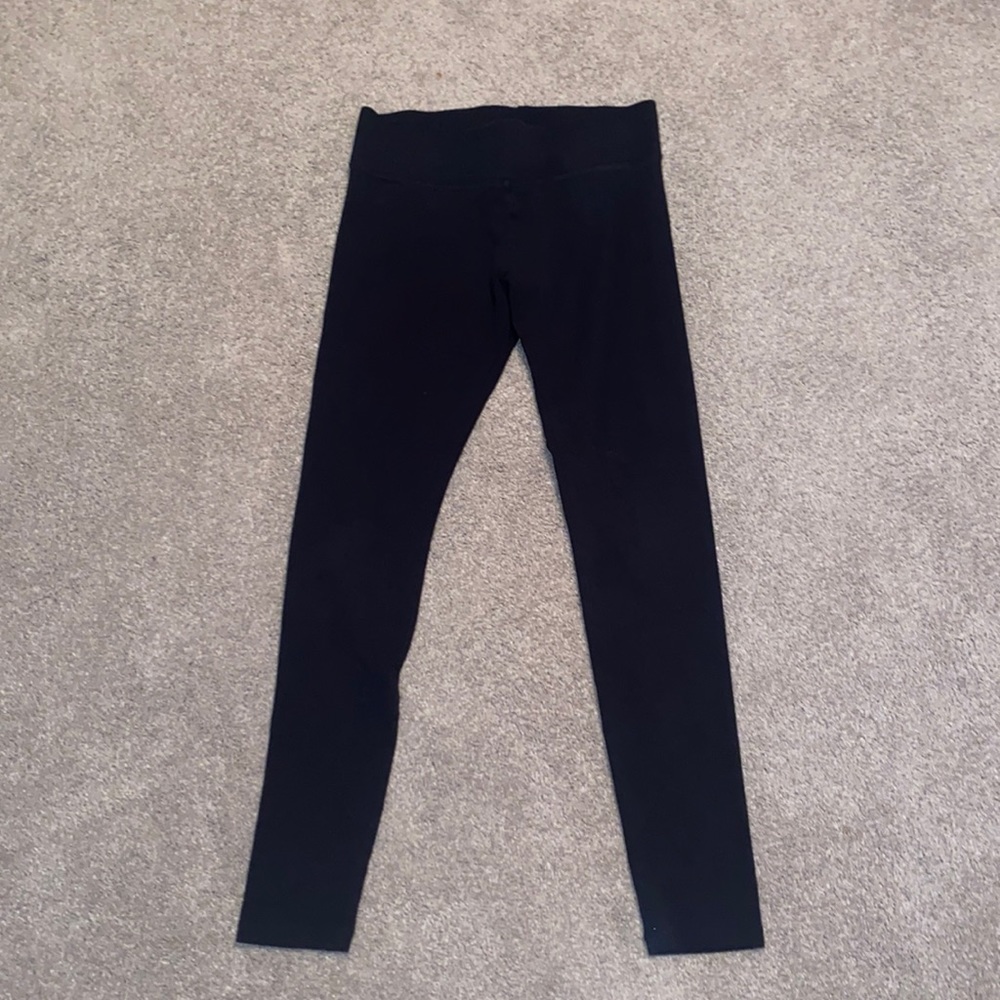 HUE Warm&Cozy Small Black Leggings